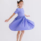 Periwinkle Short Sleeve Pocket Twirl Dress