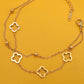 Double Or Nothing Clover Bracelet