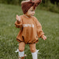 Pumpkin Sweatshirt Romper