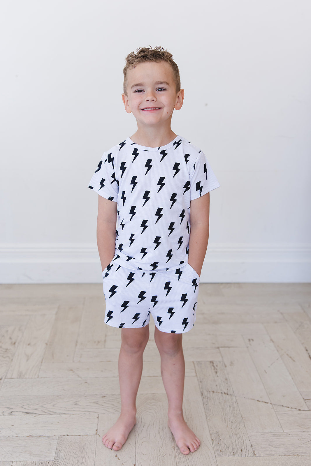 Bowie Ribbed Pocket Short Set