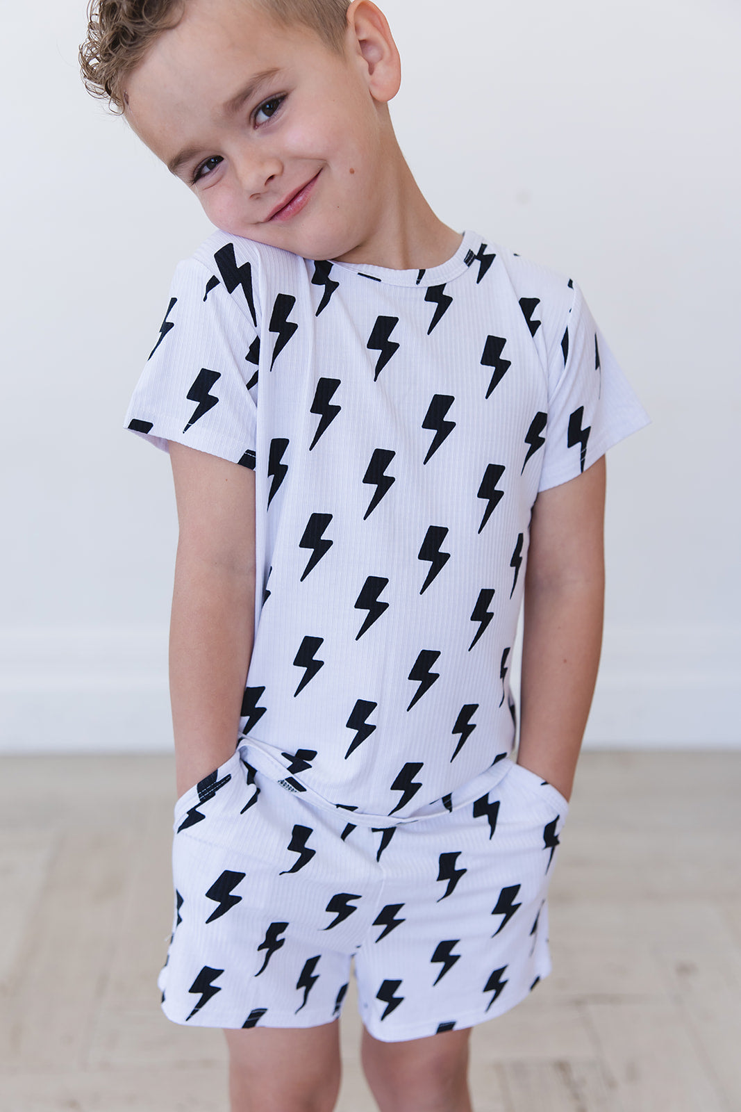Bowie Ribbed Pocket Short Set