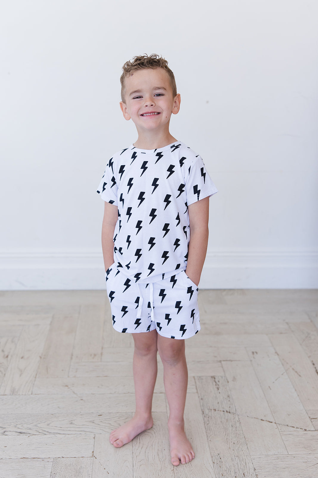 Bowie Ribbed Pocket Short Set