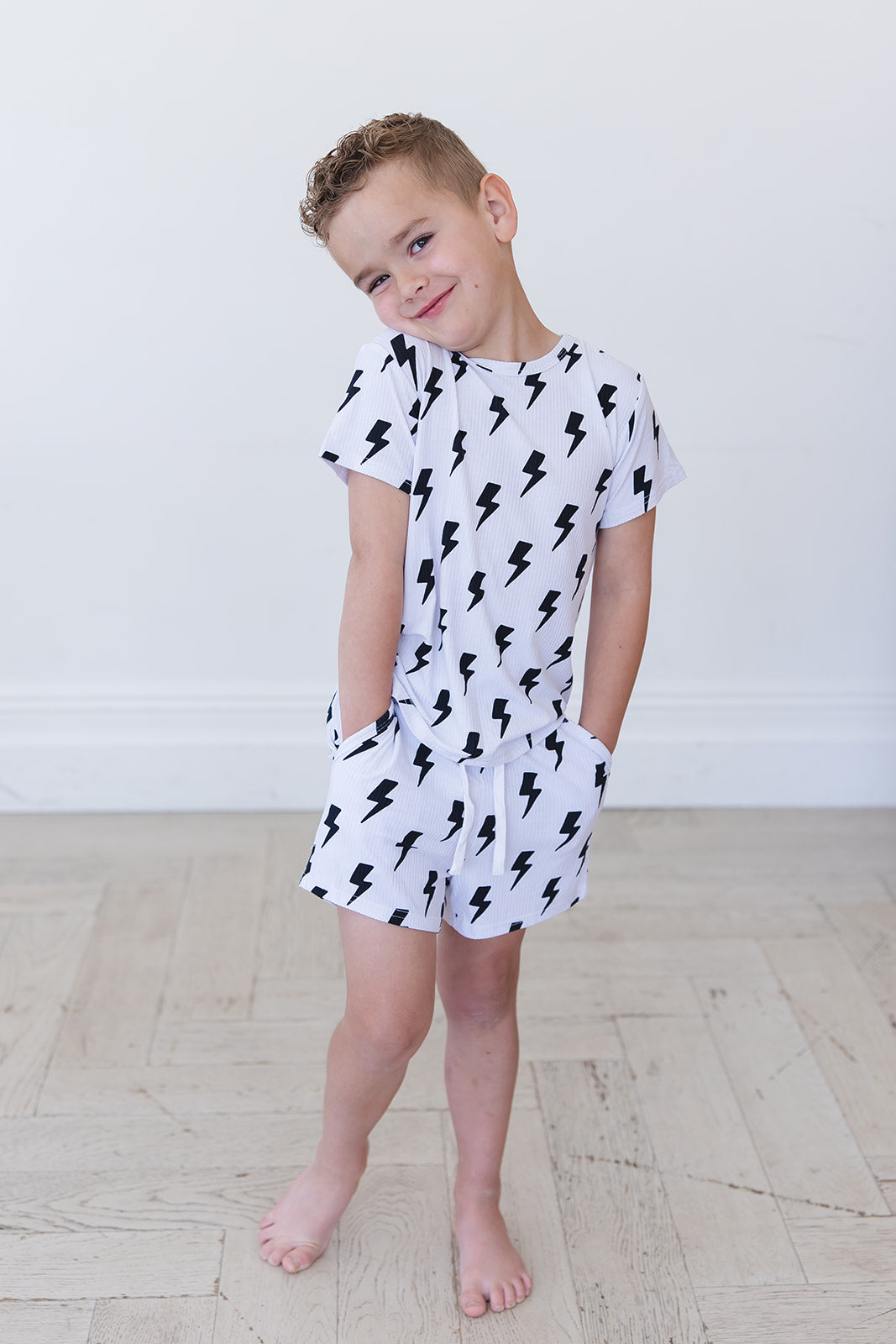 Bowie Ribbed Pocket Short Set