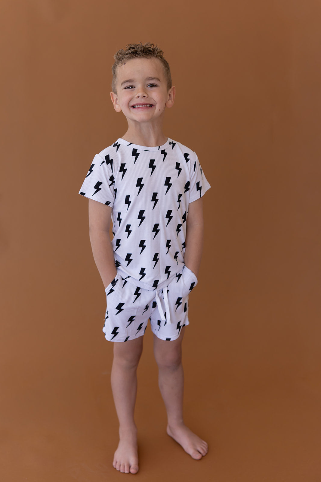 Bowie Ribbed Pocket Short Set