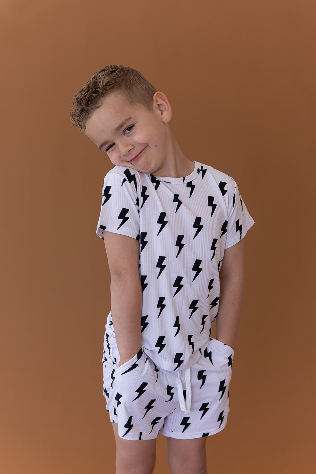 Bowie Ribbed Pocket Short Set