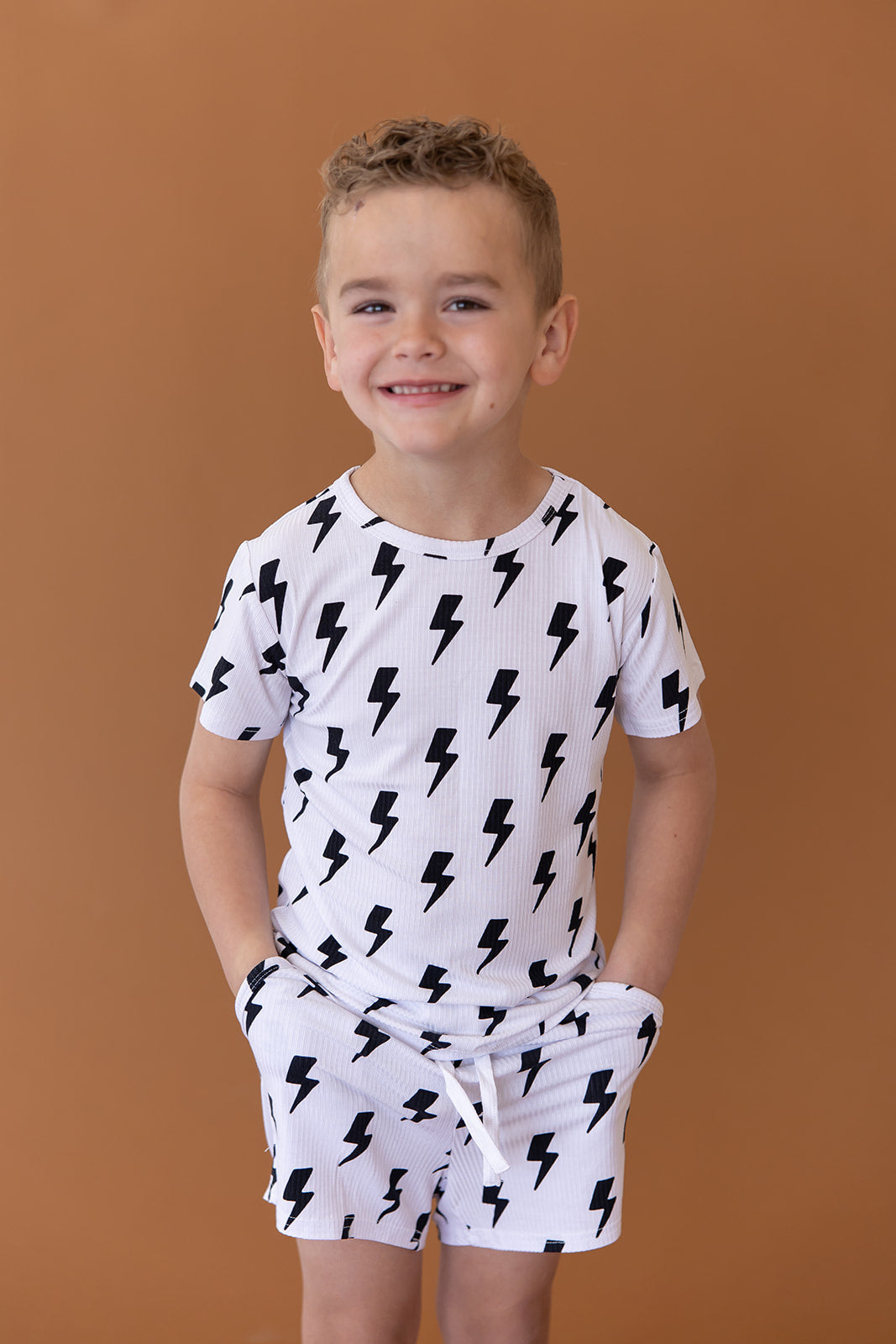Bowie Ribbed Pocket Short Set