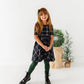 Black Plaid | Scoop Back Dress