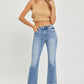 RISEN Kiara Frayed Hem Cropped Straight Jeans