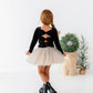 Black Velvet | Bow Back Long Sleeve Top