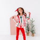 Holly Red | Ribbed SLIM LEGGINGS