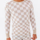 Oat Check 2-Piece Pajamas