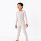 Oat Check 2-Piece Pajamas