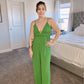 Brooklyn Wide Leg Jumpsuit (Size Small)