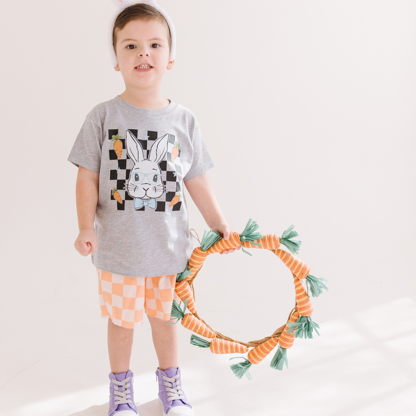 Cotton Tail Bunny Checkered