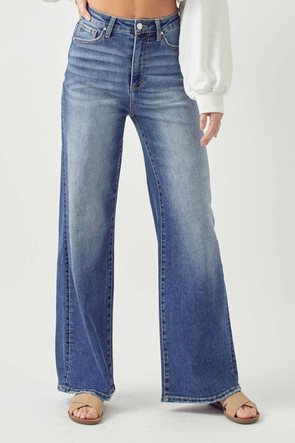 Risen Camilla High Rise Wide Leg Jeans