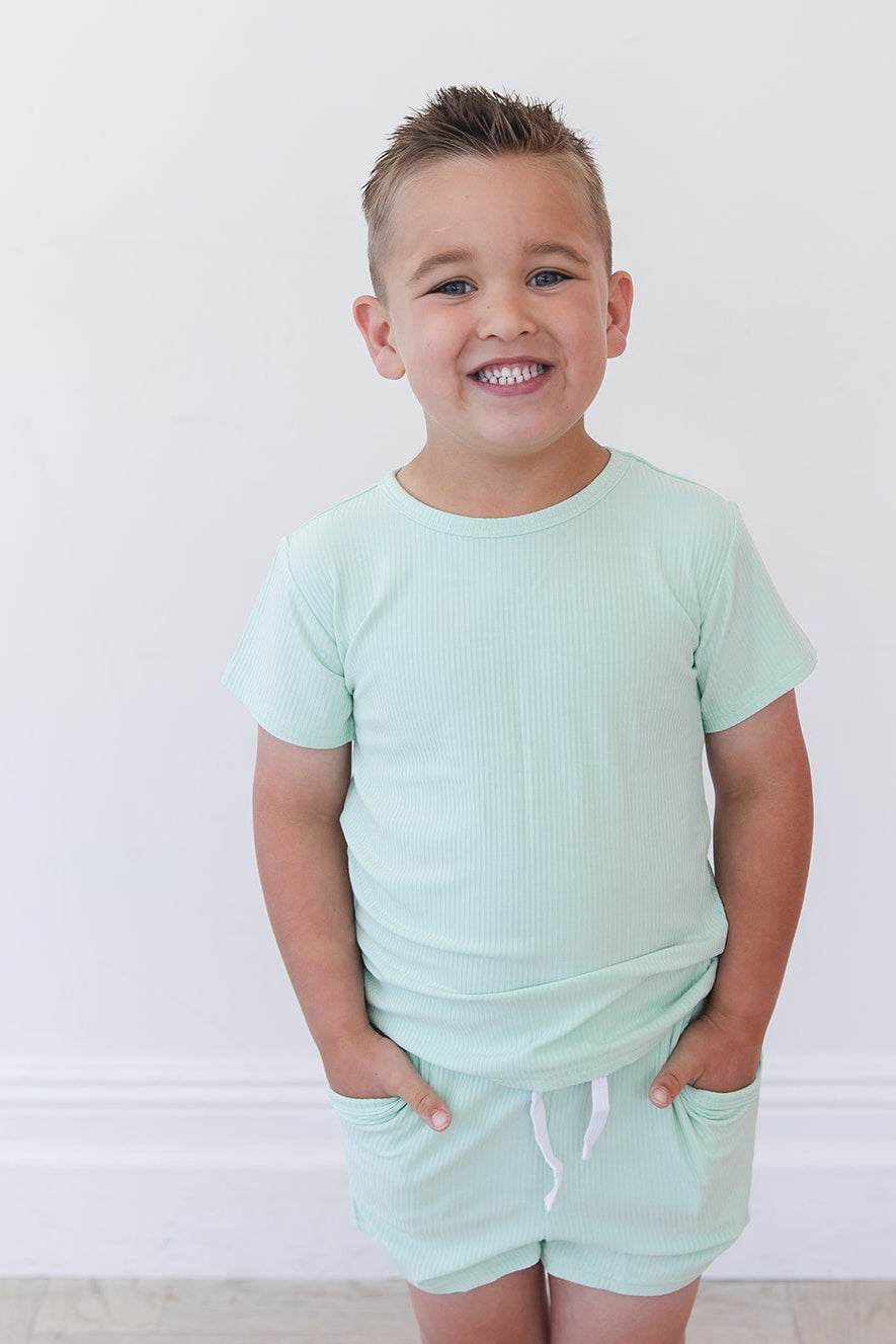 Lion Around Ribbed Pocket Short Set