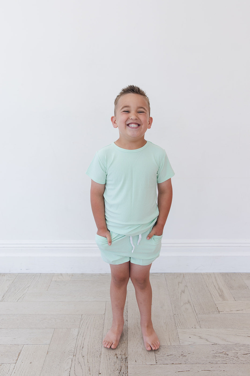Lion Around Ribbed Pocket Short Set