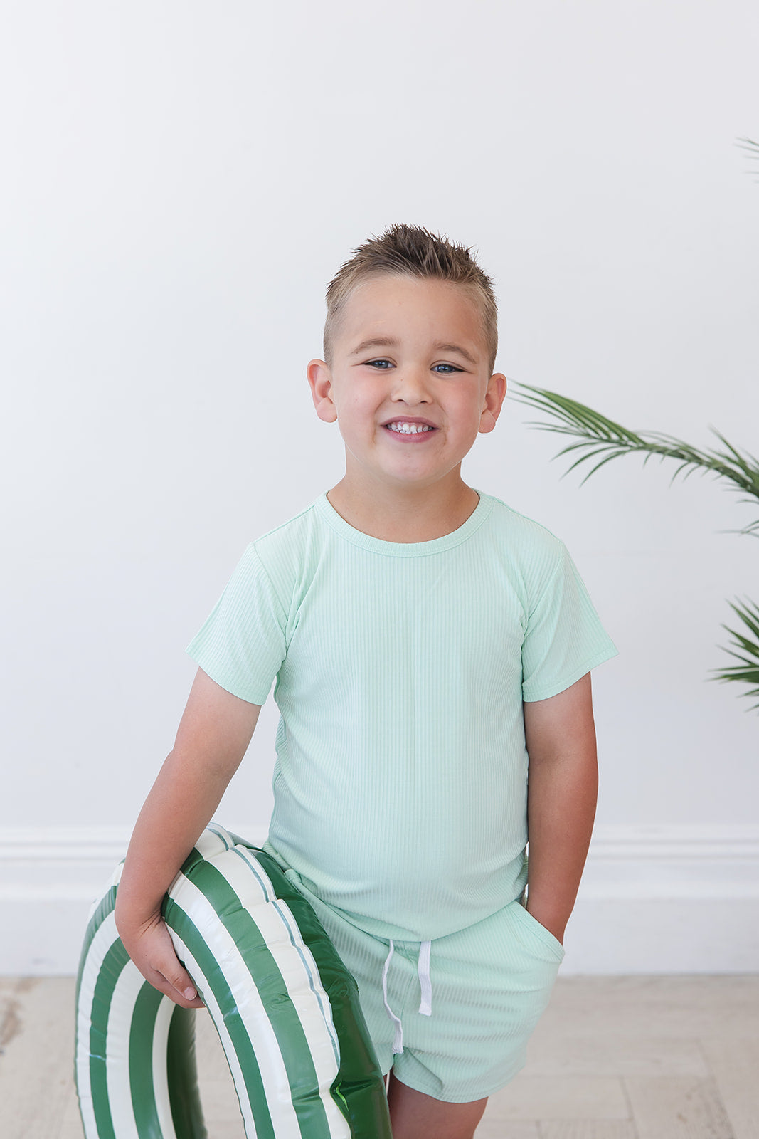 Lion Around Ribbed Pocket Short Set
