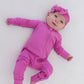 Rainbow Royal Ribbed Zippy Pajama