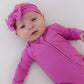 Rainbow Royal Ribbed Zippy Pajama