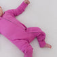Rainbow Royal Ribbed Zippy Pajama