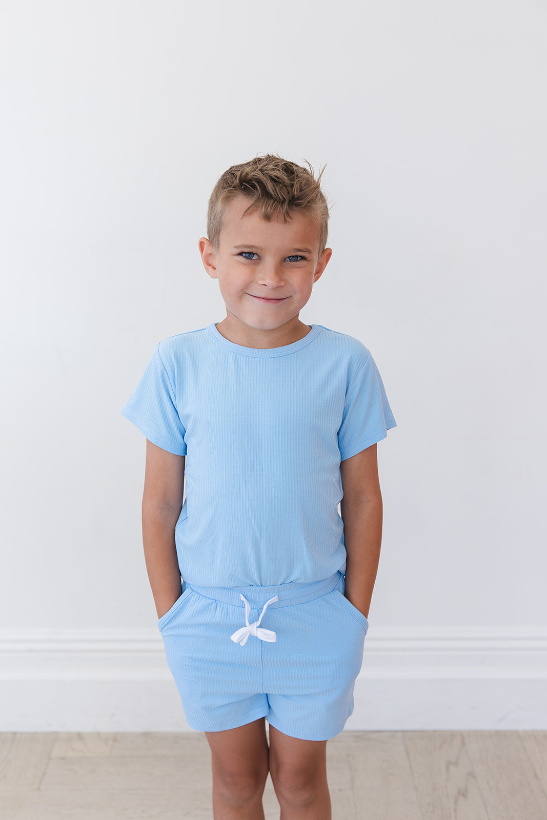 Neverland Ribbed Pocket Short Set