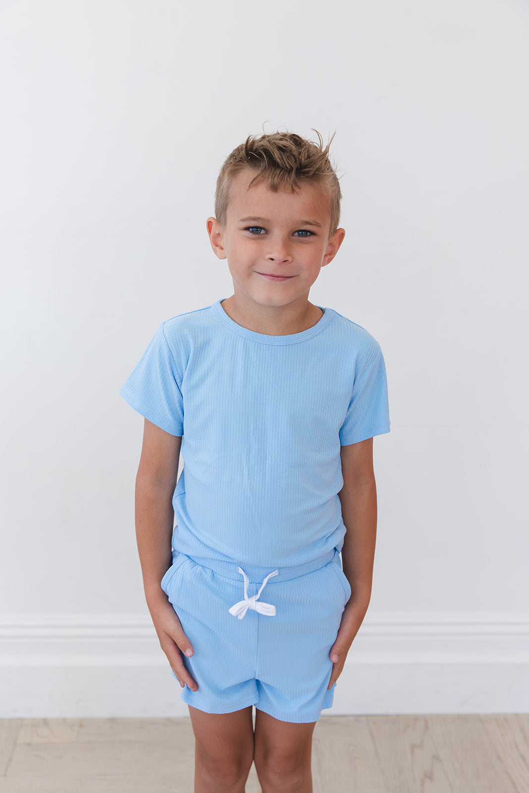 Neverland Ribbed Pocket Short Set