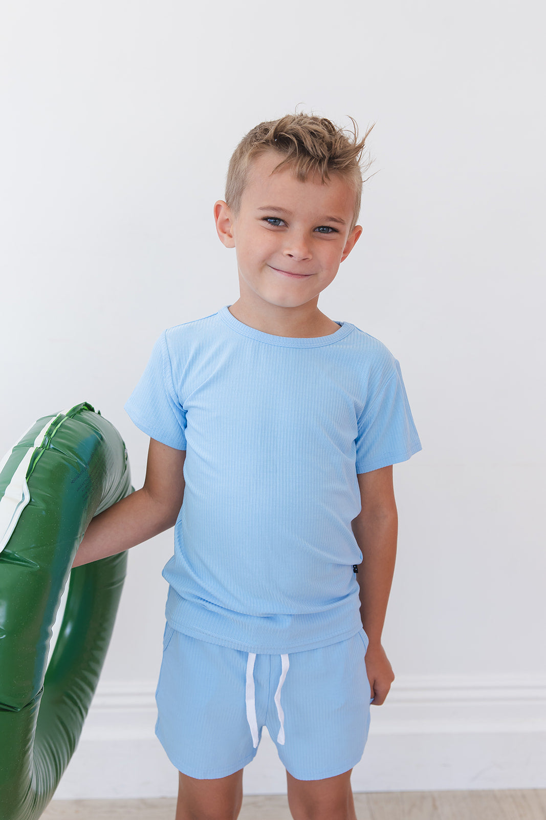 Neverland Ribbed Pocket Short Set