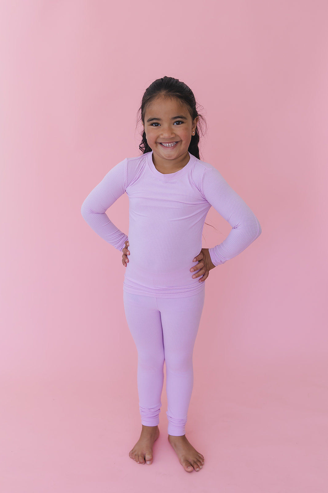Saltwater Princess Ribbed 2-Piece Pajama Set