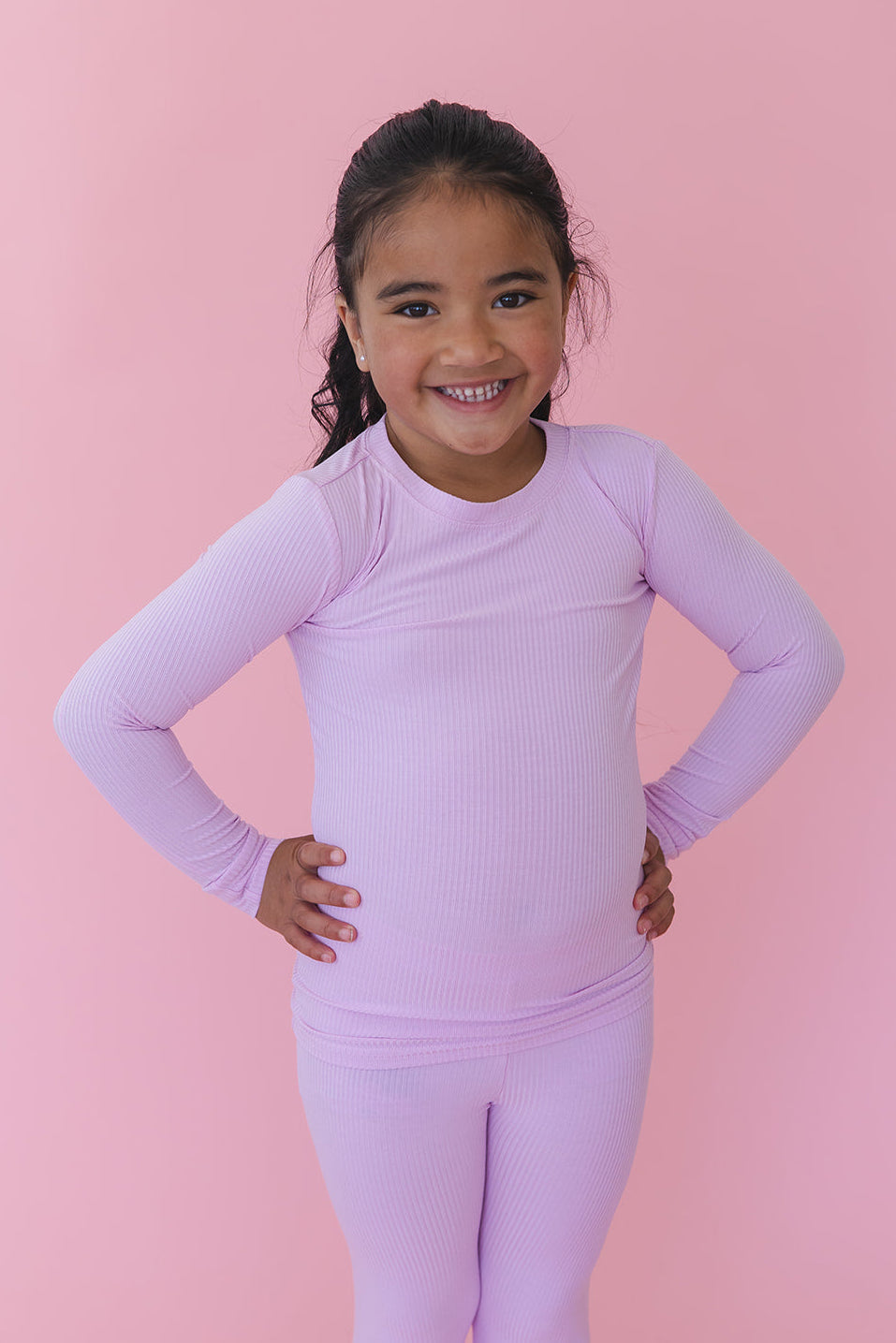 Saltwater Princess Ribbed 2-Piece Pajama Set
