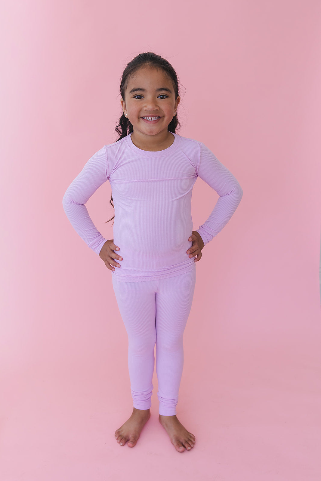 Saltwater Princess Ribbed 2-Piece Pajama Set