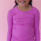 Rainbow Royal Ribbed Pajama Set