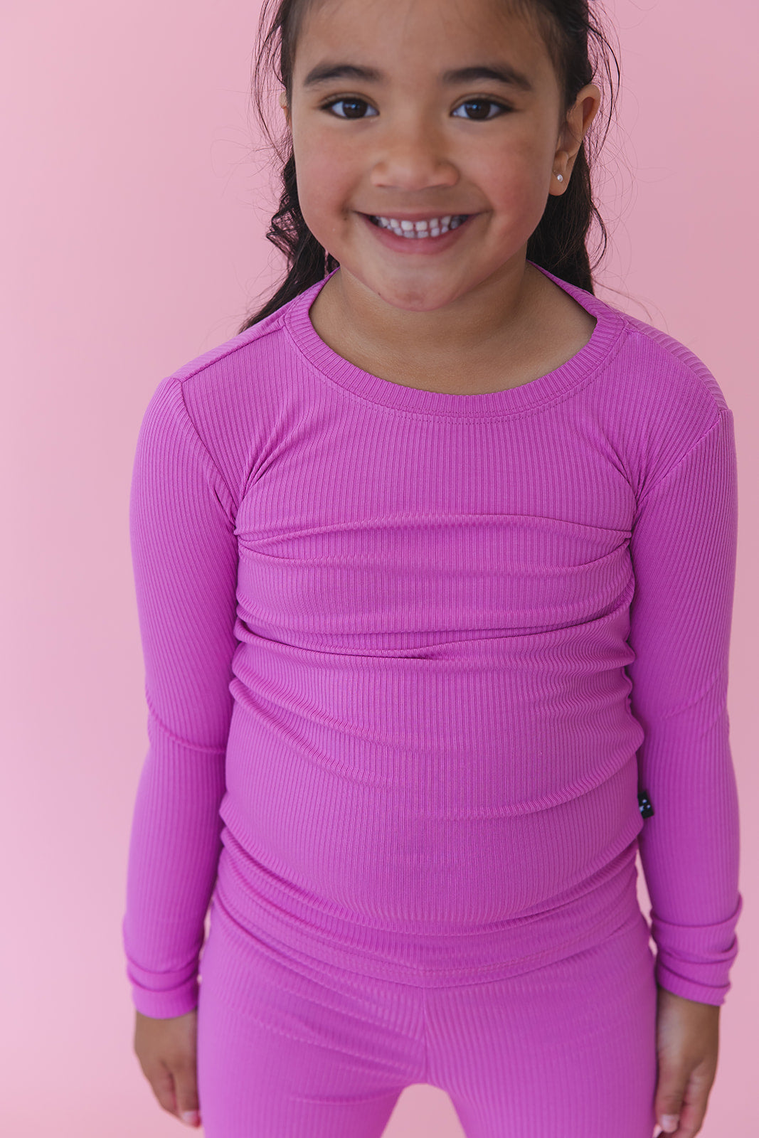 Rainbow Royal Ribbed Pajama Set