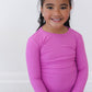 Rainbow Royal Ribbed Pajama Set