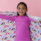 Rainbow Royal Ribbed Pajama Set