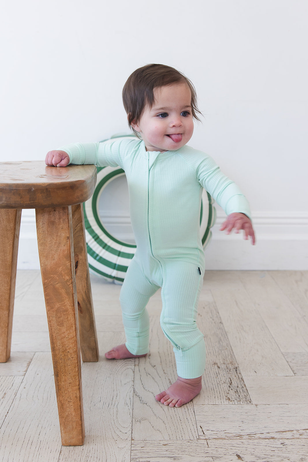 Lion Around Ribbed Zippy Pajama