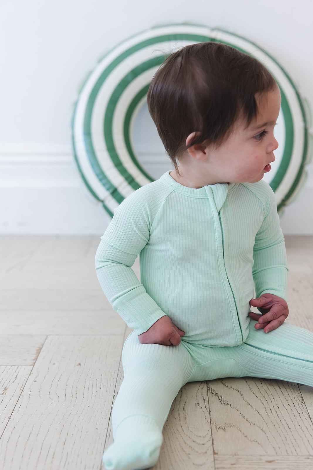 Lion Around Ribbed Zippy Pajama