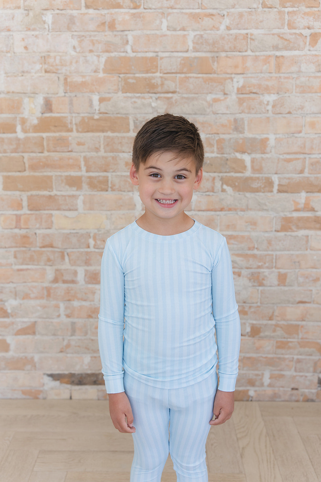 Oliver Ribbed 2-Piece Pajama Set