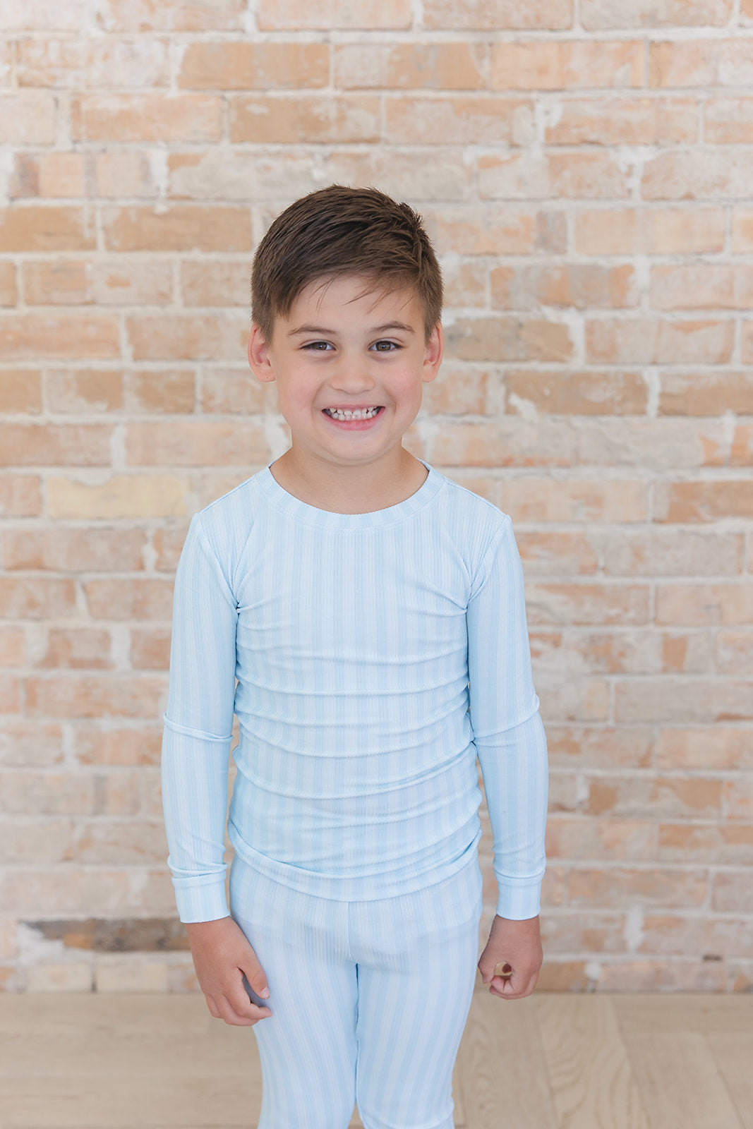 Oliver Ribbed 2-Piece Pajama Set