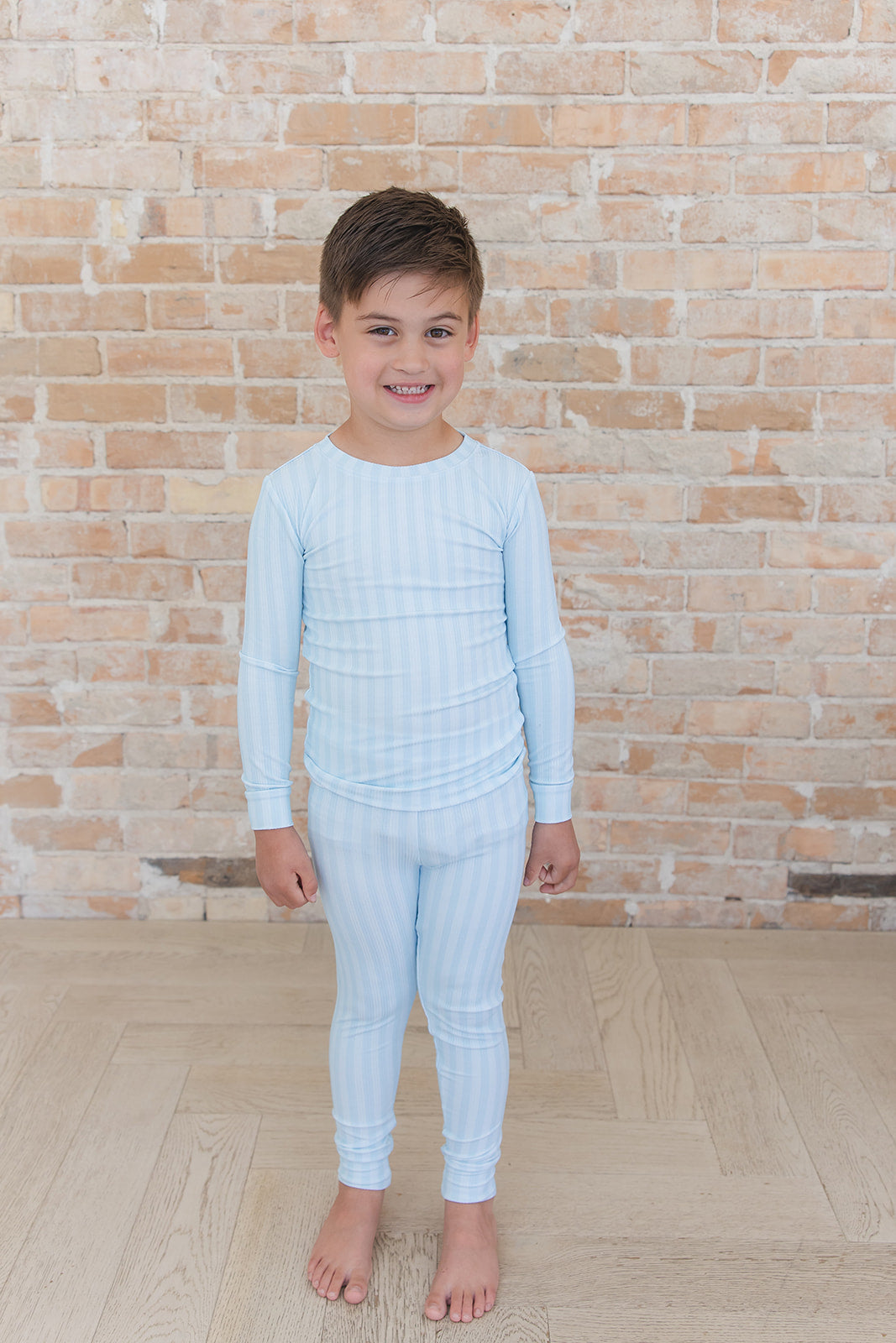 Oliver Ribbed 2-Piece Pajama Set