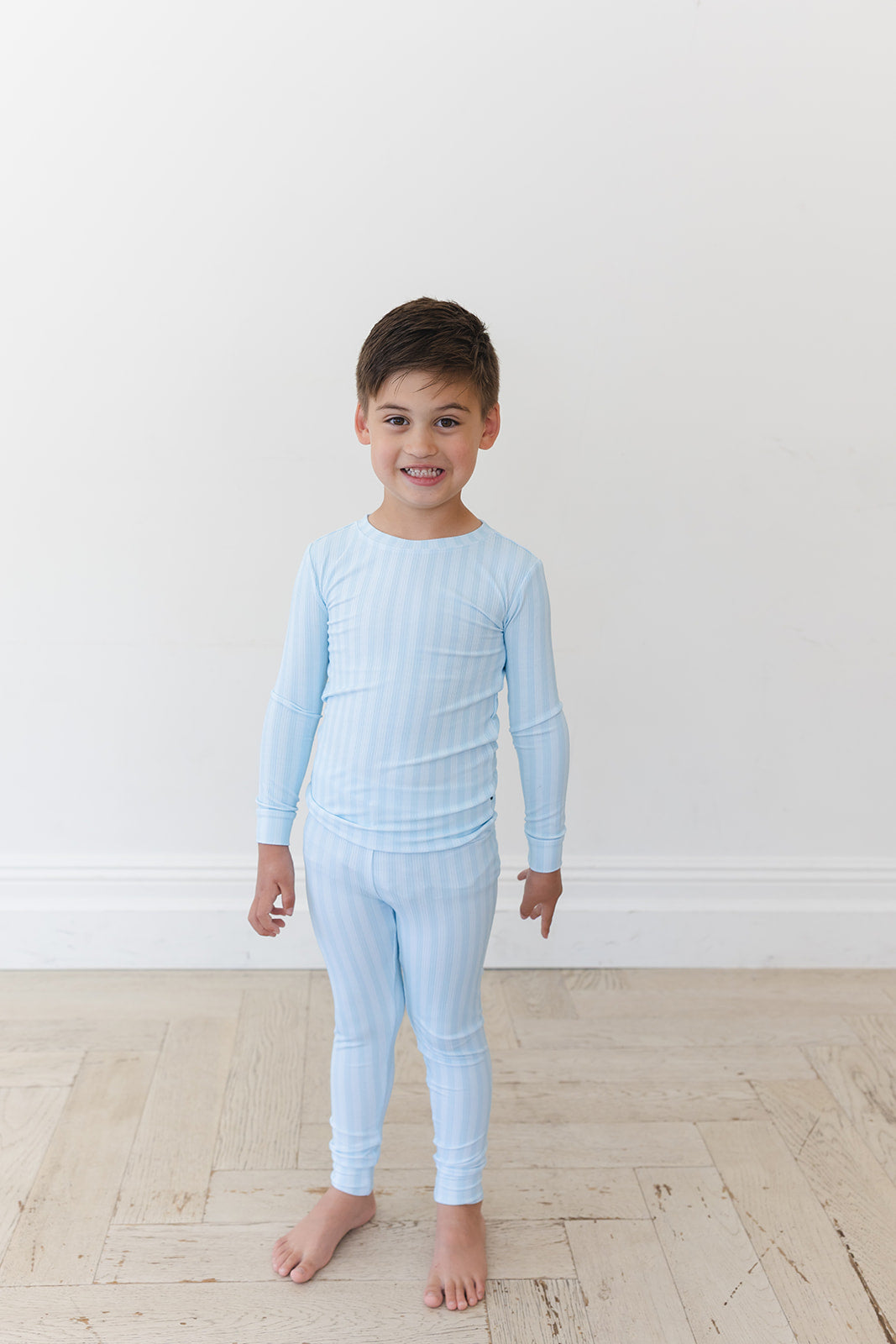 Oliver Ribbed 2-Piece Pajama Set
