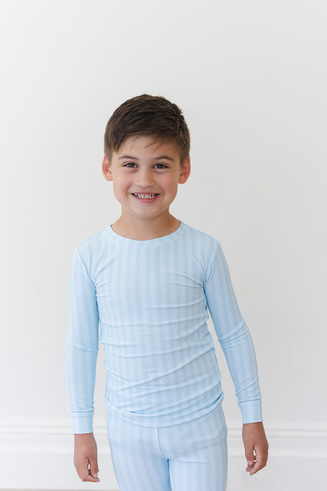 Oliver Ribbed 2-Piece Pajama Set
