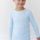 Oliver Ribbed 2-Piece Pajama Set