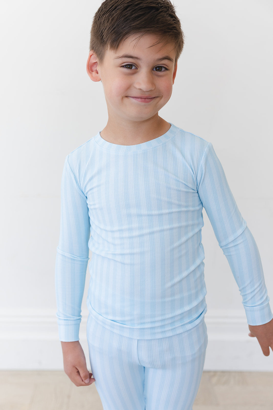 Oliver Ribbed 2-Piece Pajama Set