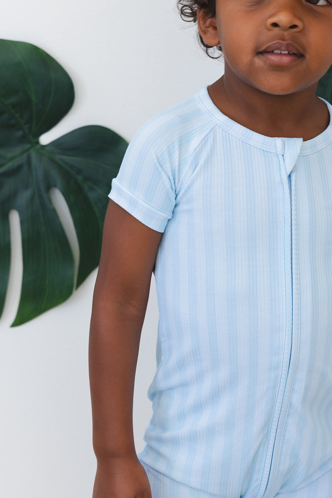 Oliver Ribbed Shortie Onesie