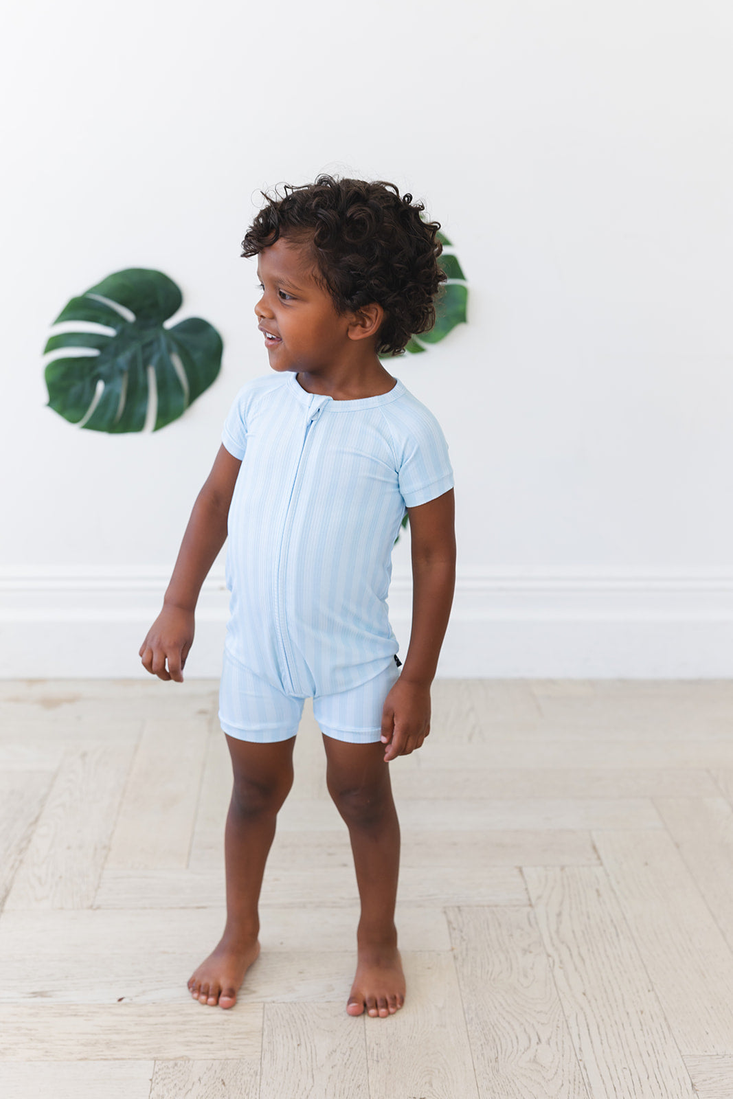 Oliver Ribbed Shortie Onesie