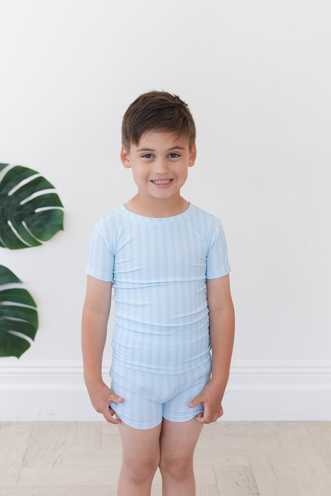 Oliver Ribbed Biker Short Set