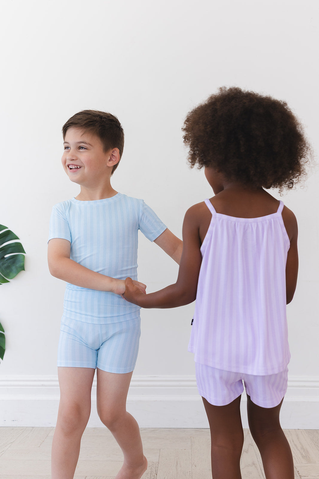 Oliver Ribbed Biker Short Set