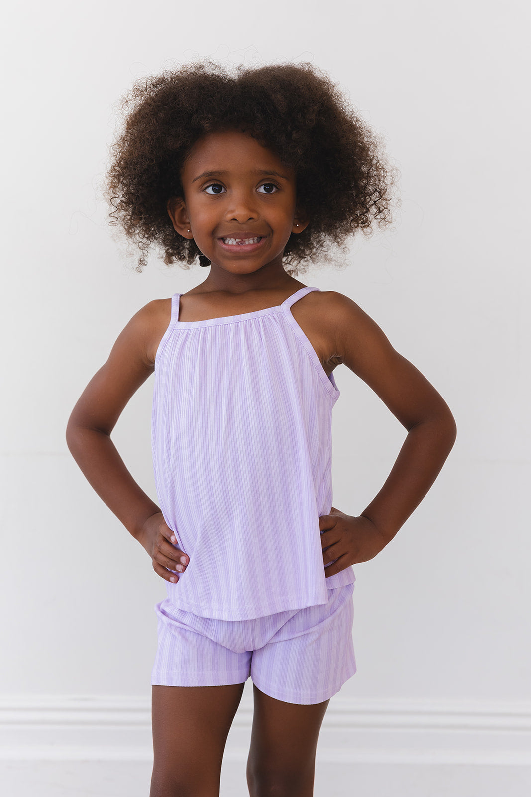 Amelia Ribbed Tank Short Set