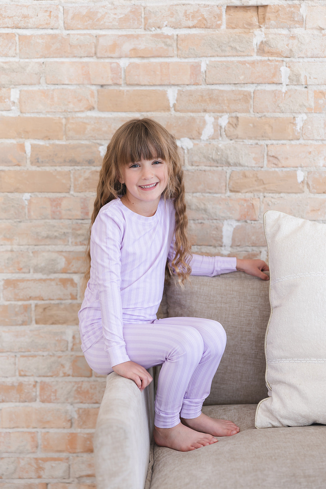 Amelia Ribbed 2-Piece Pajama Set